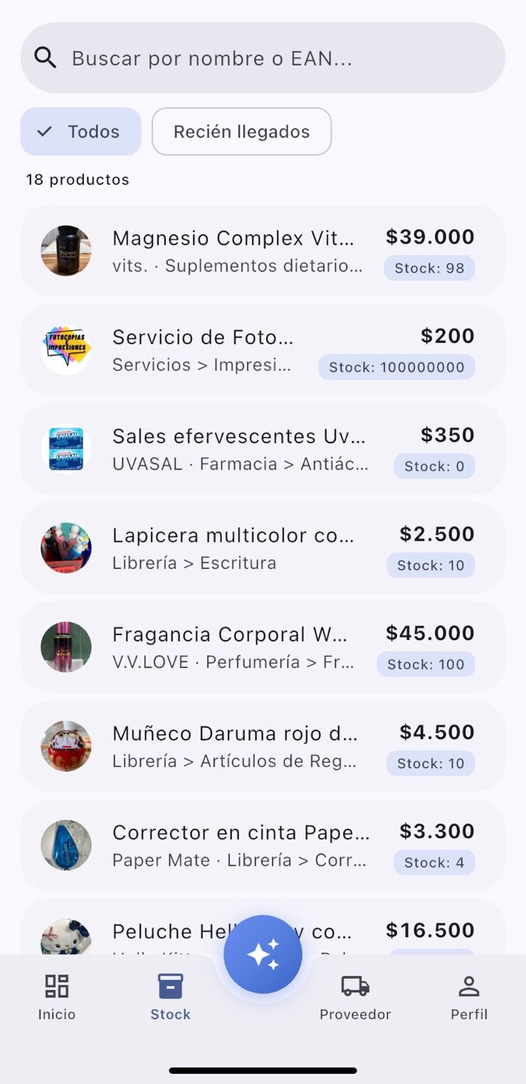 Catálogo de productos con fotos, precios y stock en Unytra Lens